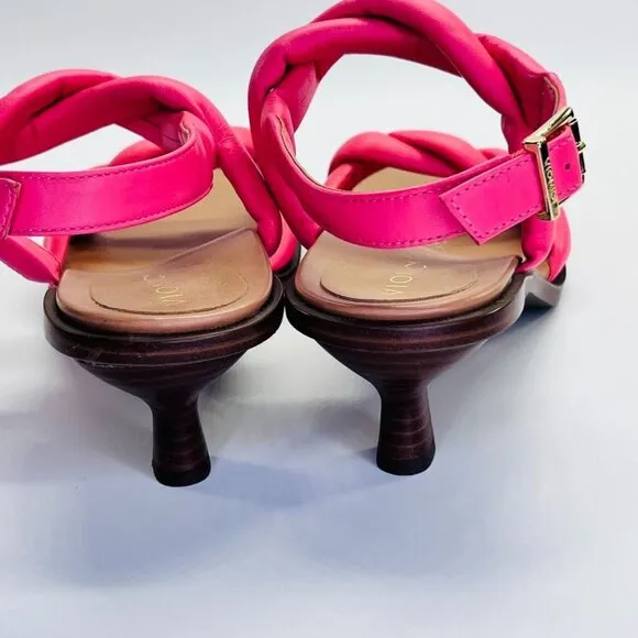 Vionic Angelica Women's Sandals  Size 6.5 Kitten Heels in Shell Pink
