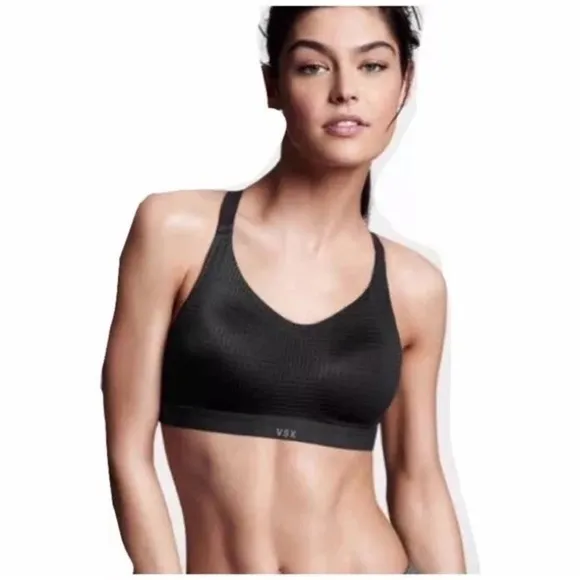 [VS] Black Cross Cross Sports Bra