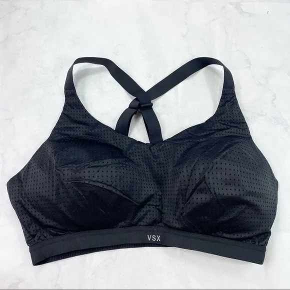 [VS] Black Cross Cross Sports Bra