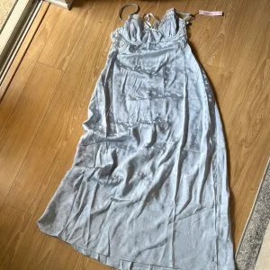 VS BLUE MAXI SLIP DRESS