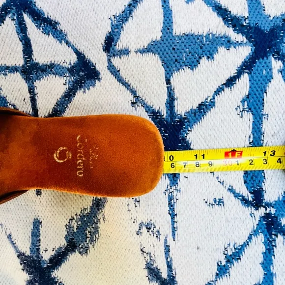 VTG Calleen Cordero Leather Studded Flat Mules