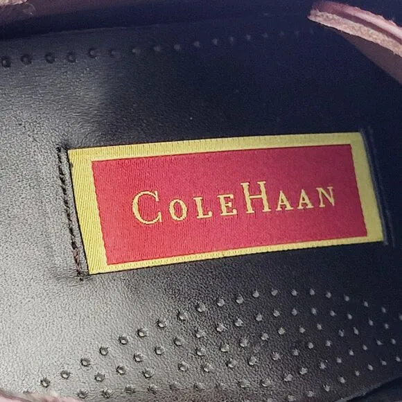 Vtg COLE HAAN Preston Brown Leather Classic Wingtip Oxford Dress Casual Shoes 8M