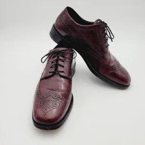 Vtg COLE HAAN Preston Brown Leather Classic Wingtip Oxford Dress Casual Shoes 8M