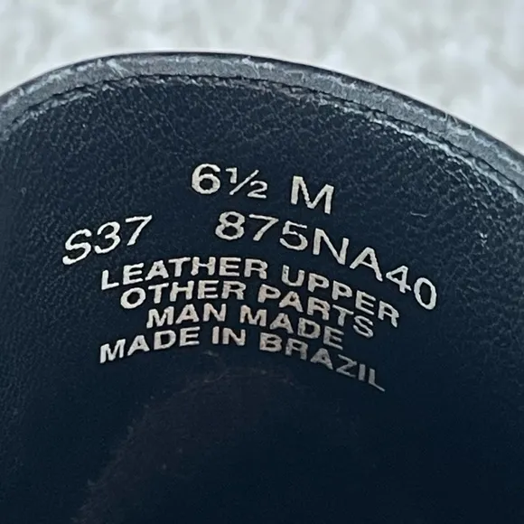 (VTG) NATURALIZER • Classic Black Leather Mules