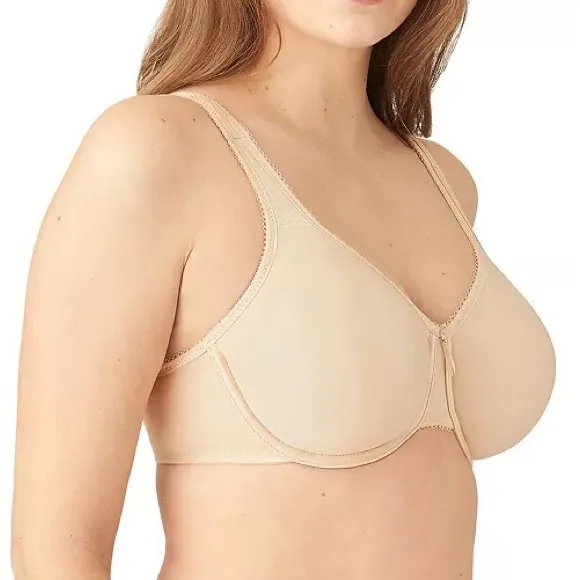 Wacoal Basic Beauty Full-Figure Underwire Bra 34DD Sand