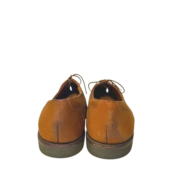 Walk-Over Men's Vintage Brown Suede Cap-Toe Oxfords Sz 12
