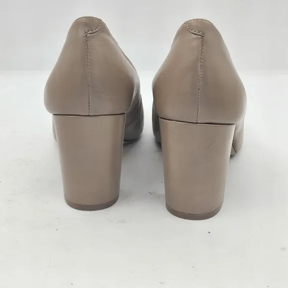 Walking Cradles Mattise Nude Leather Pumps Size 10 Wide