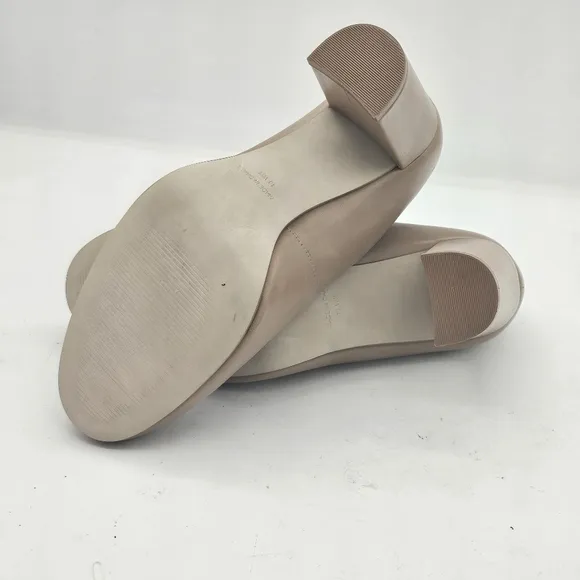 Walking Cradles Mattise Nude Leather Pumps Size 10 Wide