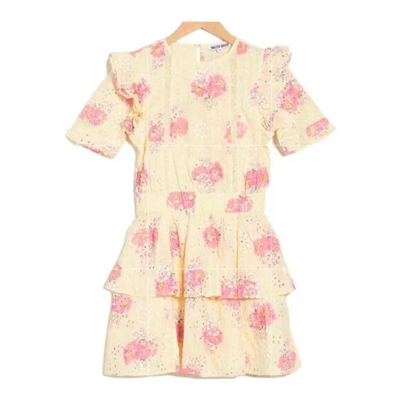 Walter Baker Peony Eyelet Cassandra Mini Dress