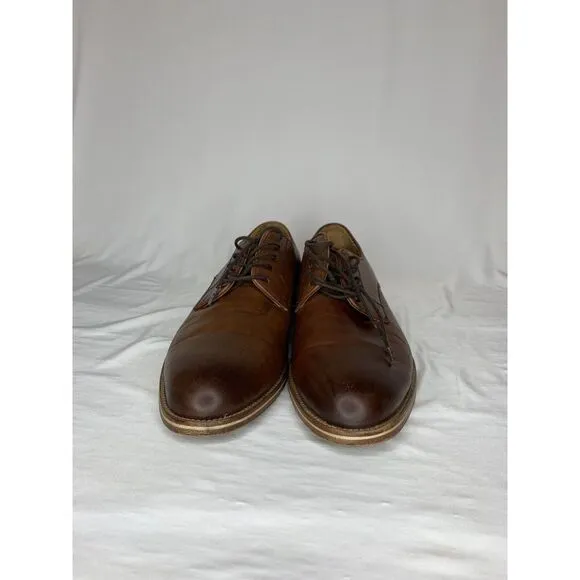 Warfield &amp; Grand Shoes Mens 9 Dylan Dress Lace Up Oxfords‎ 63611 Brown Leather