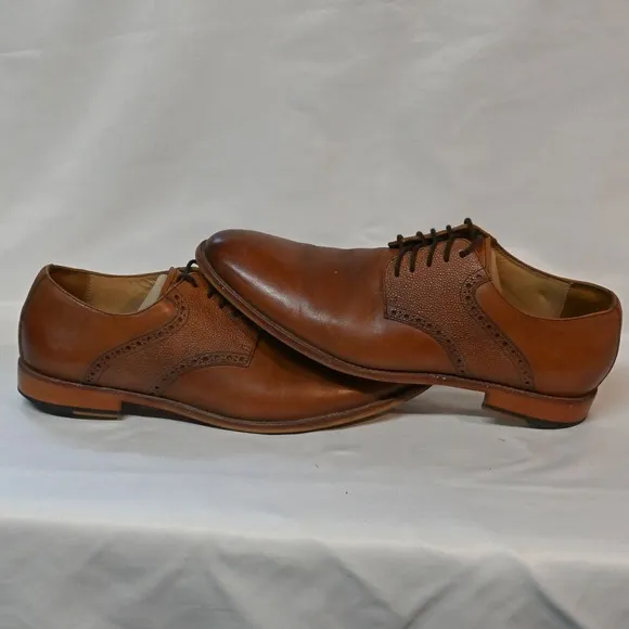 Warfield &amp; Grand Sutton Dress Oxfords Shoes Brown‎ 70928 Size Men's 11