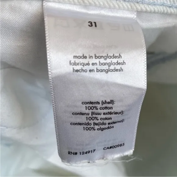 WeWoreWhat NWT Utility High Waist Wide Leg Jeans size 31