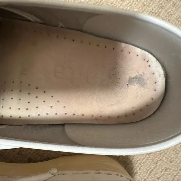 White SANITA clogs