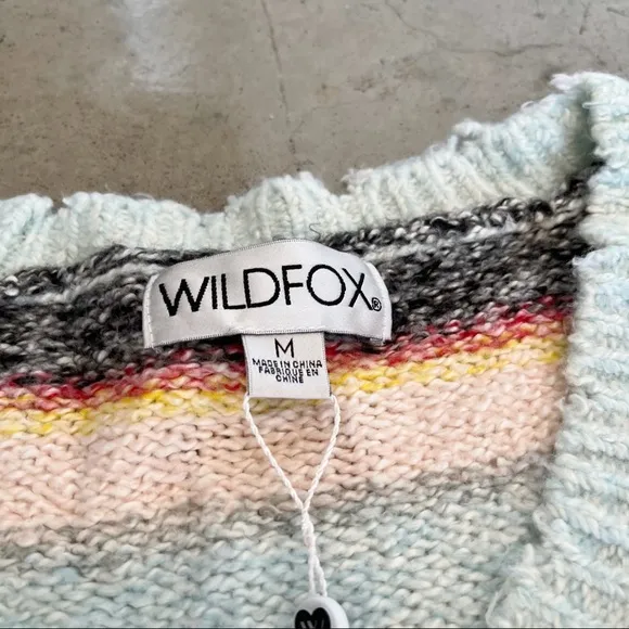 Wildfox NWT Hare Spade Fair Isle Sweater