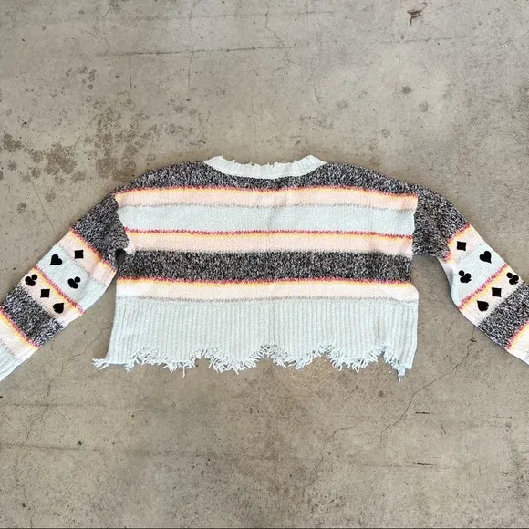 Wildfox NWT Hare Spade Fair Isle Sweater