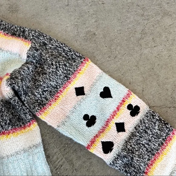 Wildfox NWT Hare Spade Fair Isle Sweater