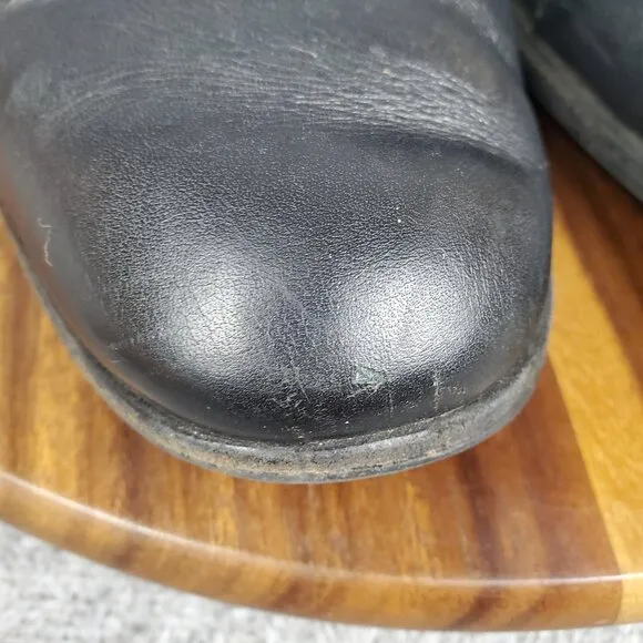 Wolf and Shepherd Oxfords Men's 14 D Black Leather Cap Toe Business Dress Shoes