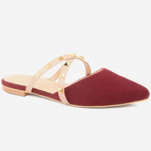 Women "ATHENA" Pointy Toe Slippers