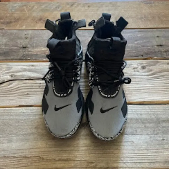 Women Size 8.5 / Size 7 Men Nike Air Presto Mid Acronym Cool Grey Running Shoes