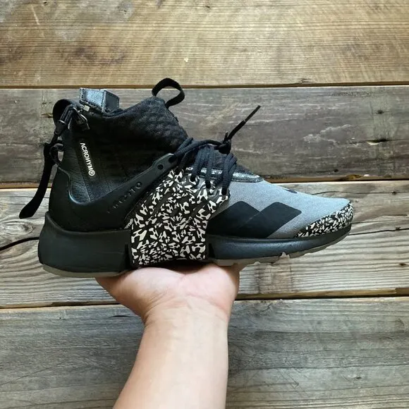 Women Size 8.5 / Size 7 Men Nike Air Presto Mid Acronym Cool Grey Running Shoes