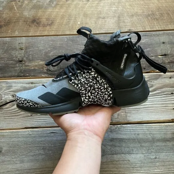 Women Size 8.5 / Size 7 Men Nike Air Presto Mid Acronym Cool Grey Running Shoes