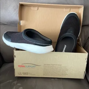 Women’s Black Slip-On Spenkco Shoes