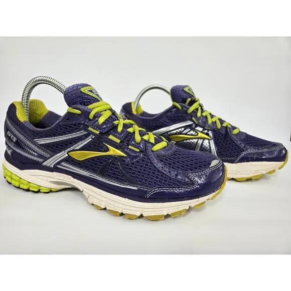 Womens BROOKS Adrenaline GTS 13 Purple Athletic Shoes / Size 9.5 B Medium