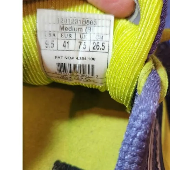 Womens BROOKS Adrenaline GTS 13 Purple Athletic Shoes / Size 9.5 B Medium