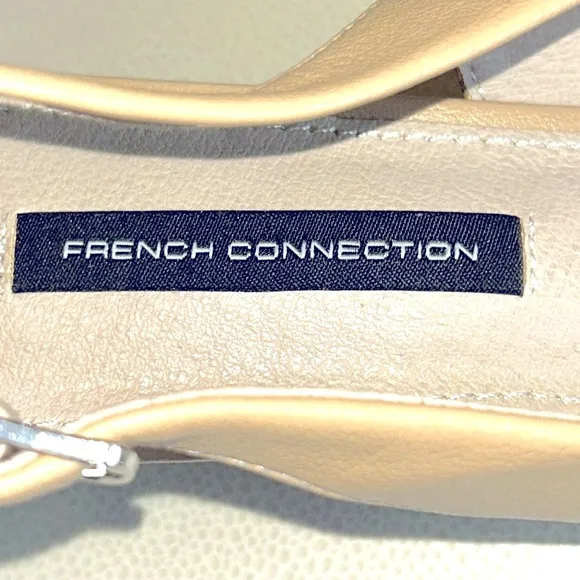WOMEN'S FRENCH CONNECTION Quinn Pumps -Slingback Kitten Heels -Size 8.5