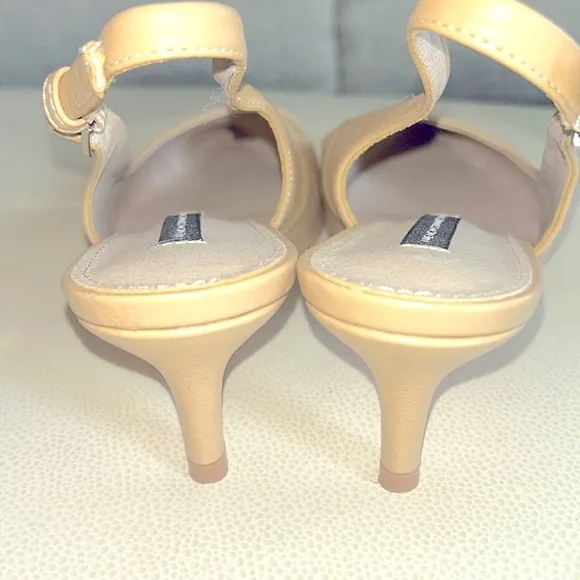 WOMEN'S FRENCH CONNECTION Quinn Pumps -Slingback Kitten Heels -Size 8.5