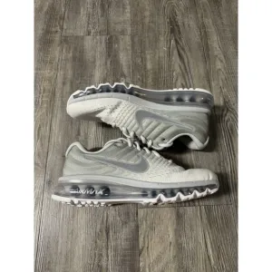 Womens Nike Air Max 2017 White Platinum Grey Running Shoes 849560-009