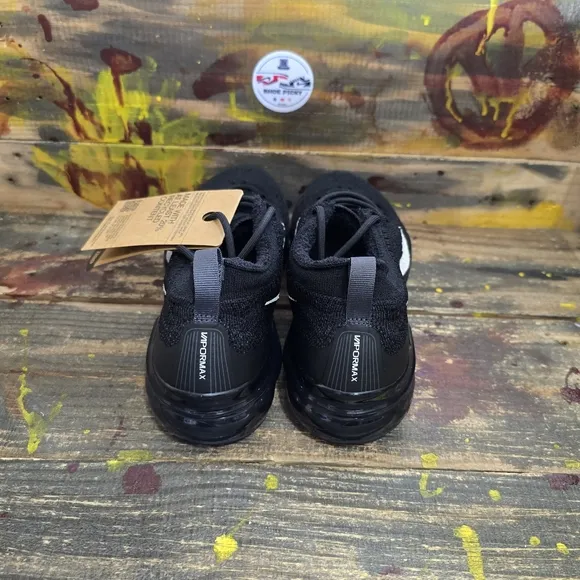 Women's Nike VaporMax 2023 Flyknit‎ Black Sail Running Shoe Size 8.5, 7,10 new