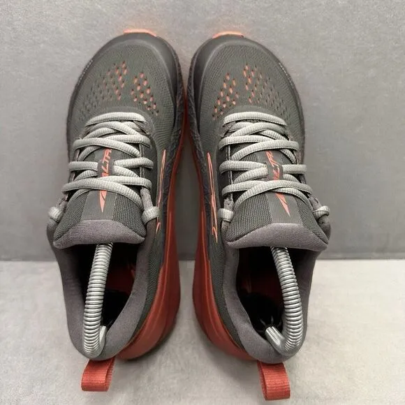 Womens Size 6.5 Altra Paradigm 5 Shoes Gray/Coral Road Running Low Top Sneakers