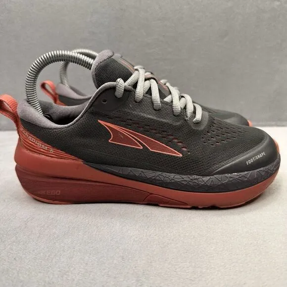 Womens Size 6.5 Altra Paradigm 5 Shoes Gray/Coral Road Running Low Top Sneakers