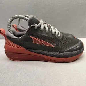 Womens Size 6.5 Altra Paradigm 5 Shoes Gray/Coral Road Running Low Top Sneakers