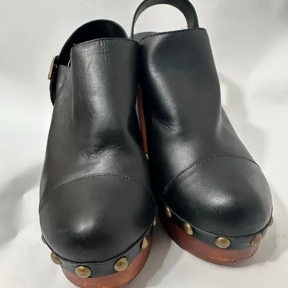 Woodies by Jeffrey Campbell Clogs Platform | Black | SZ 7.5 (EU 38)
