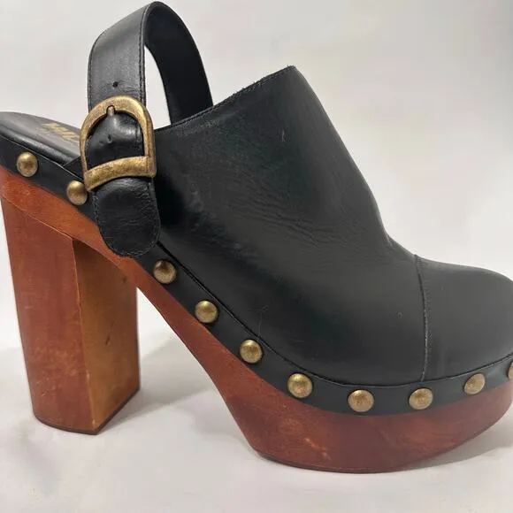 Woodies by Jeffrey Campbell Clogs Platform | Black | SZ 7.5 (EU 38)