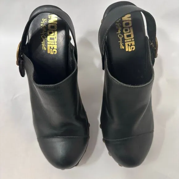 Woodies by Jeffrey Campbell Clogs Platform | Black | SZ 7.5 (EU 38)