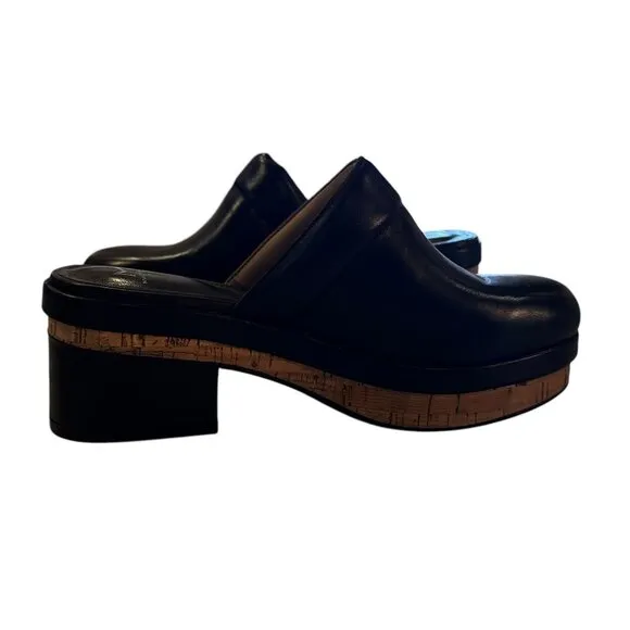 Worn Once! Marc Fisher LTD Black MLBECKETT Mules or Clogs Size 7.5