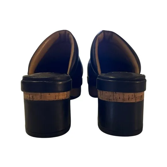 Worn Once! Marc Fisher LTD Black MLBECKETT Mules or Clogs Size 7.5