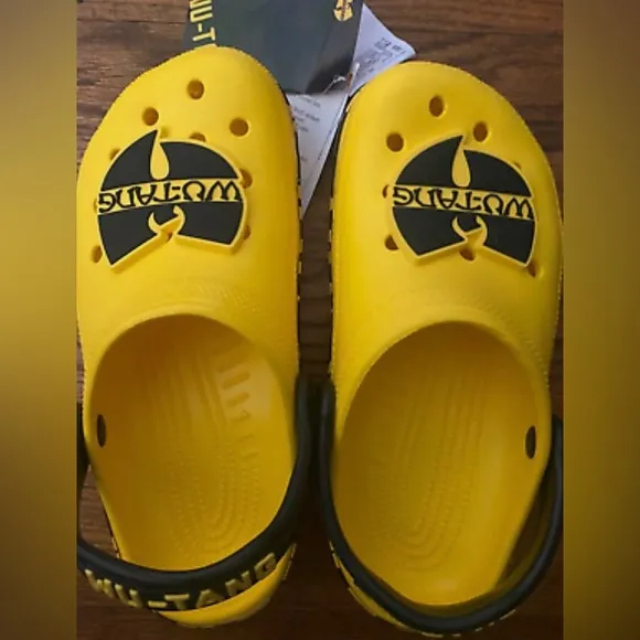 WuTang Clogs J3 Kids Yellow Clogs-NWT-RARE