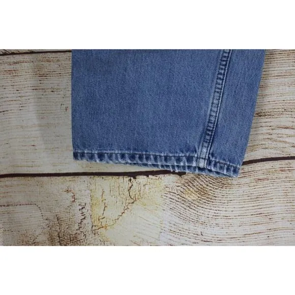 Y2K VINTAGE SilverTab Levis Baggy Wide Leg Mens Tag Size 34x36 Medium Wash Jeans