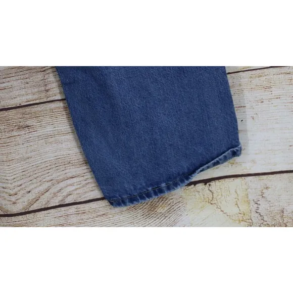 Y2K VINTAGE SilverTab Levis Oversized Fit Mens Tag Size 34x36 Medium Wash Jeans