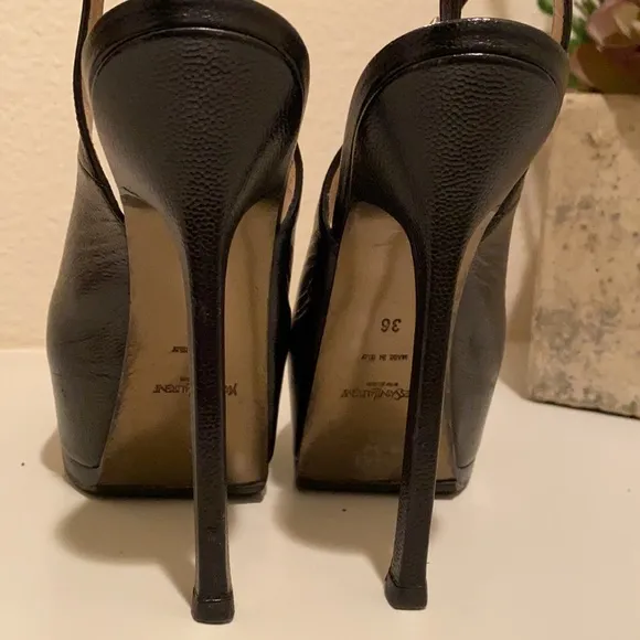 YSL slingback heels