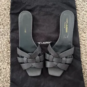 Ysl tribute flat mules