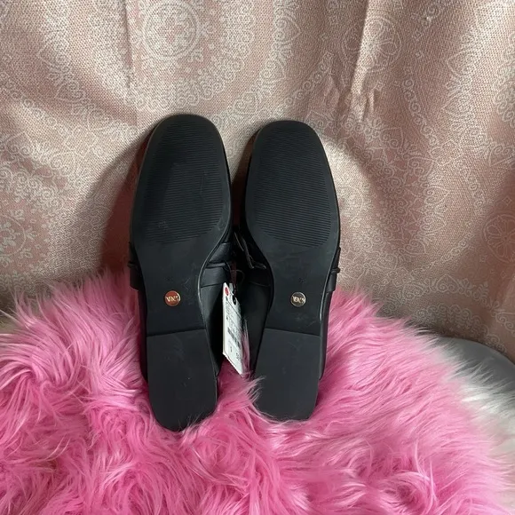 Zara Flat Mules w/ Gold Detail