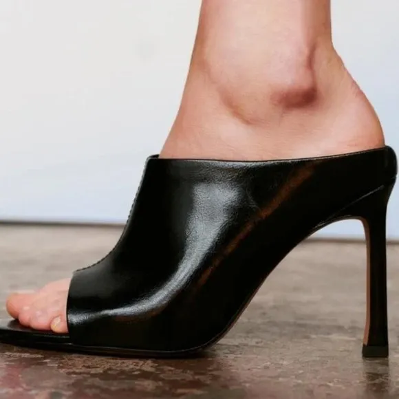 ZARA HIGH HEEL MULES