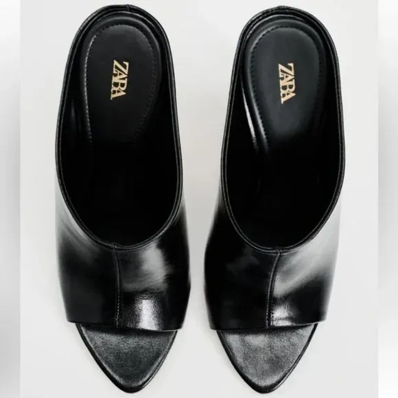 ZARA HIGH HEEL MULES