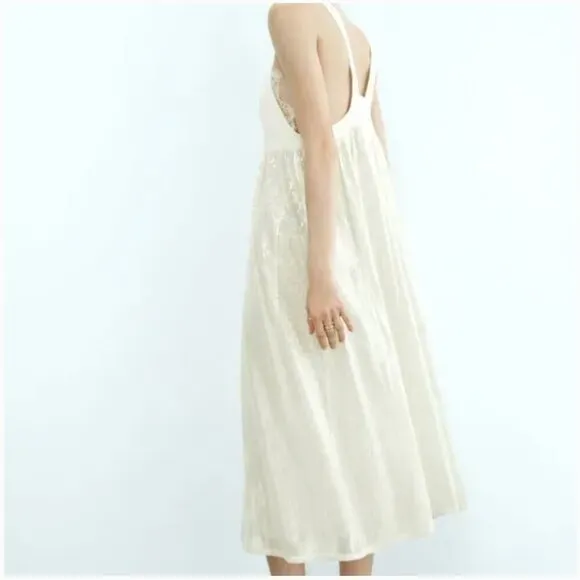ZARA Limited Edition Sequin Knit Slip Dress Size M NEW WITH TAG!
