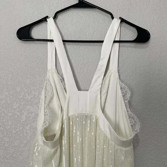 ZARA Limited Edition Sequin Knit Slip Dress Size M NEW WITH TAG!